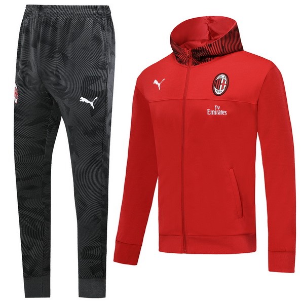 Trainingsanzug AC Milan 2019-20 Grau Rote